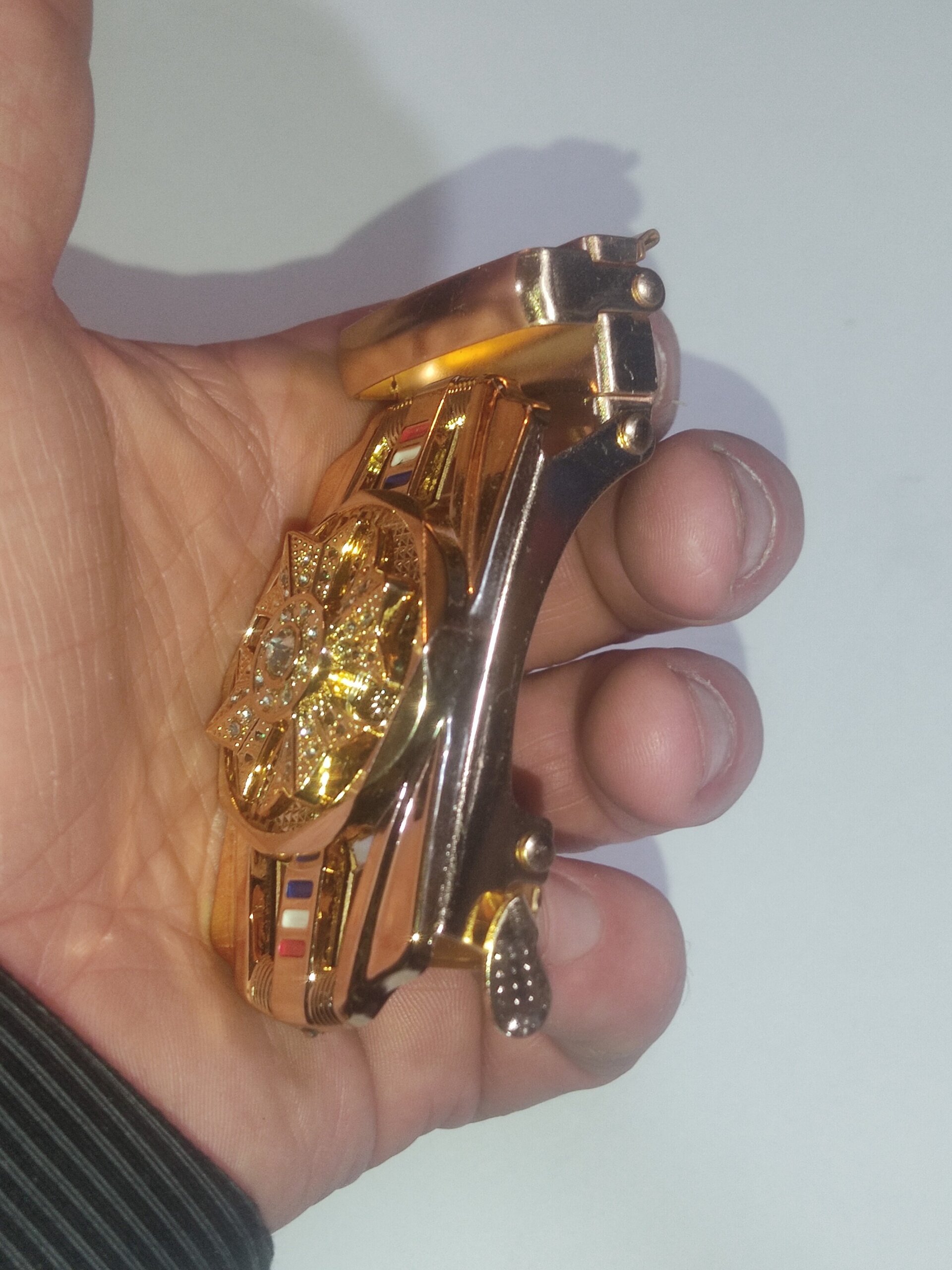 Hebilla de cinturón 1 dorada - 2