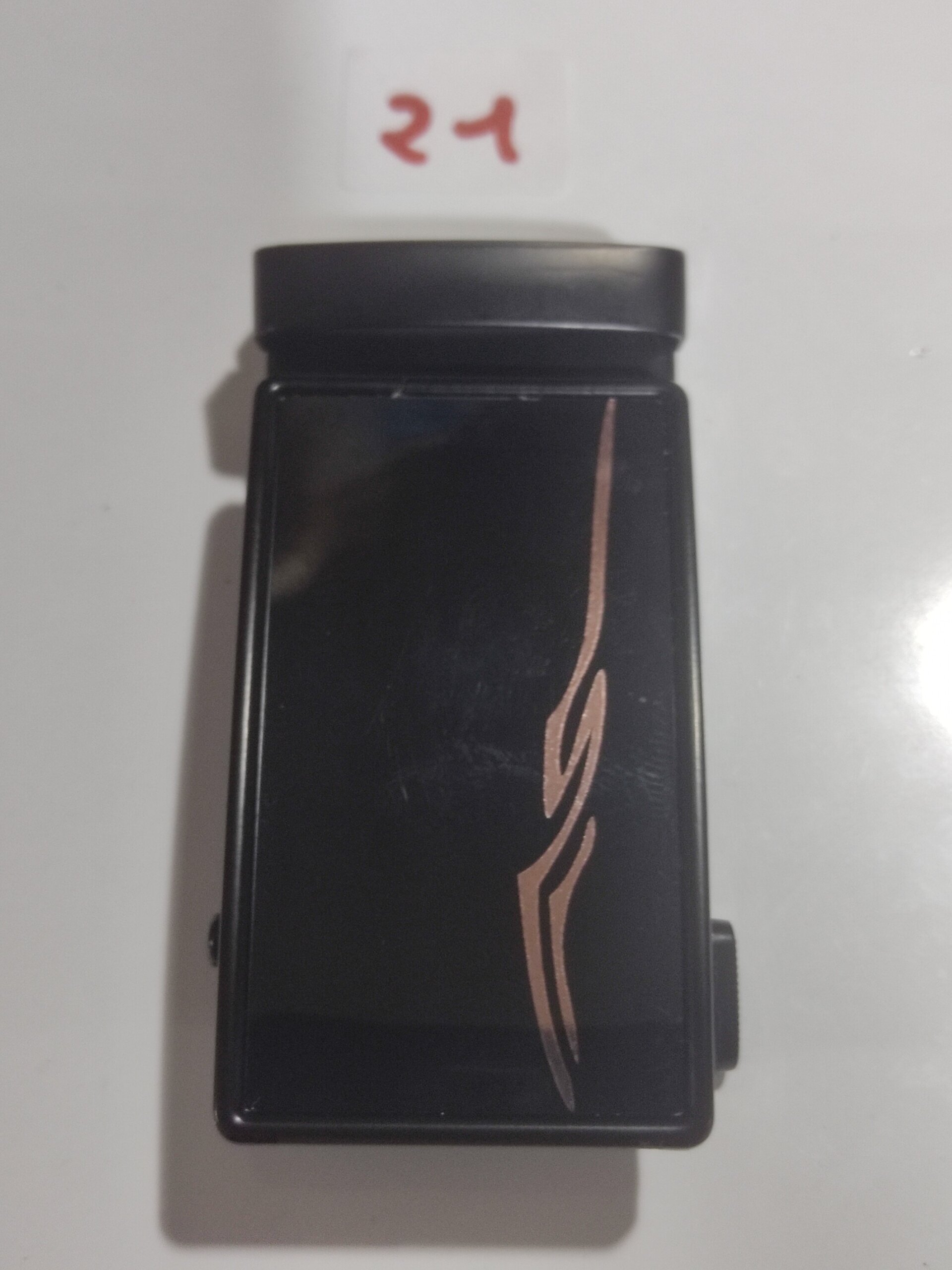 Hebilla de cinturón 021 negra trébol - 3