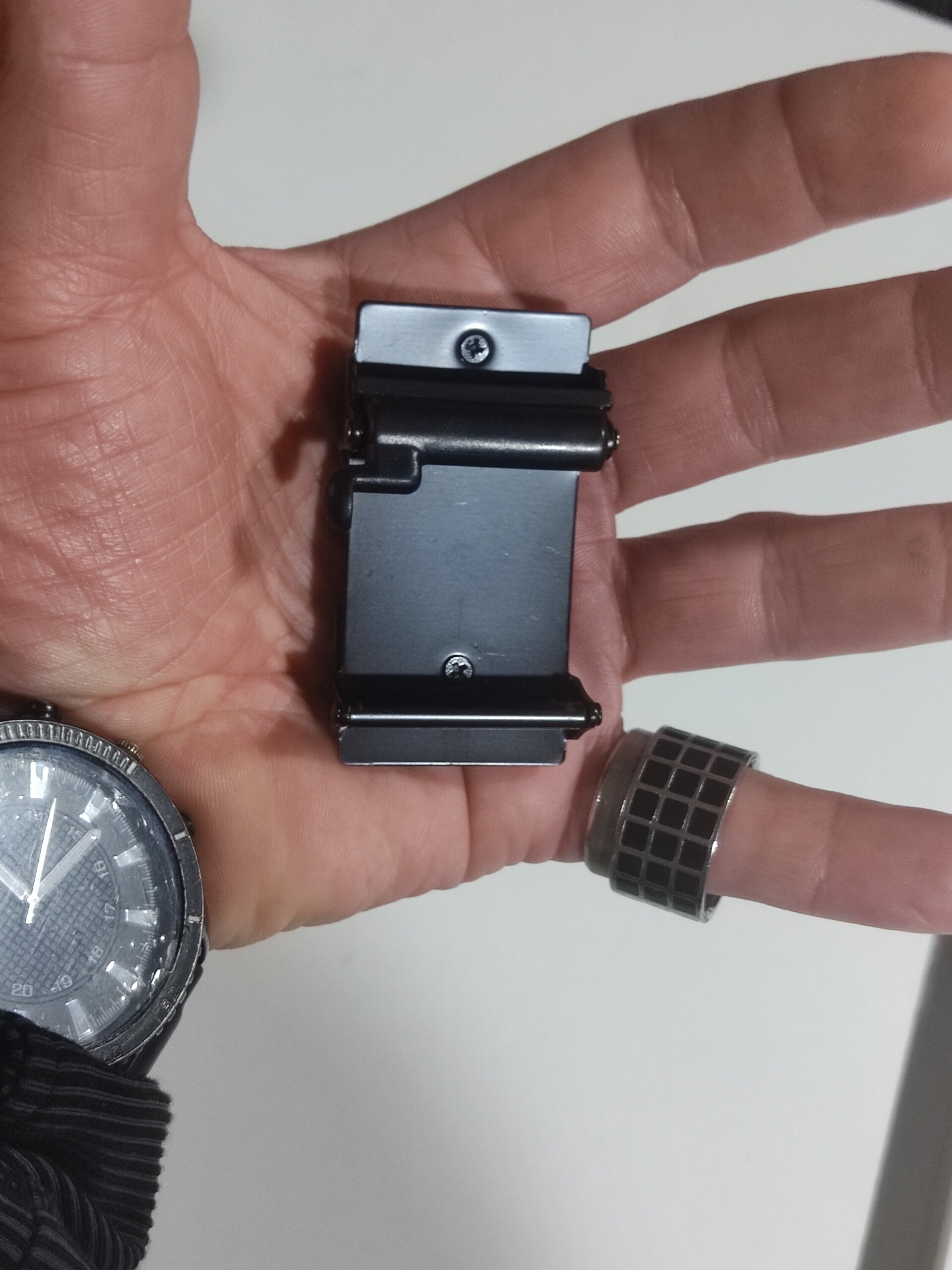 Hebilla de cinturón 006 negra con negro - 2