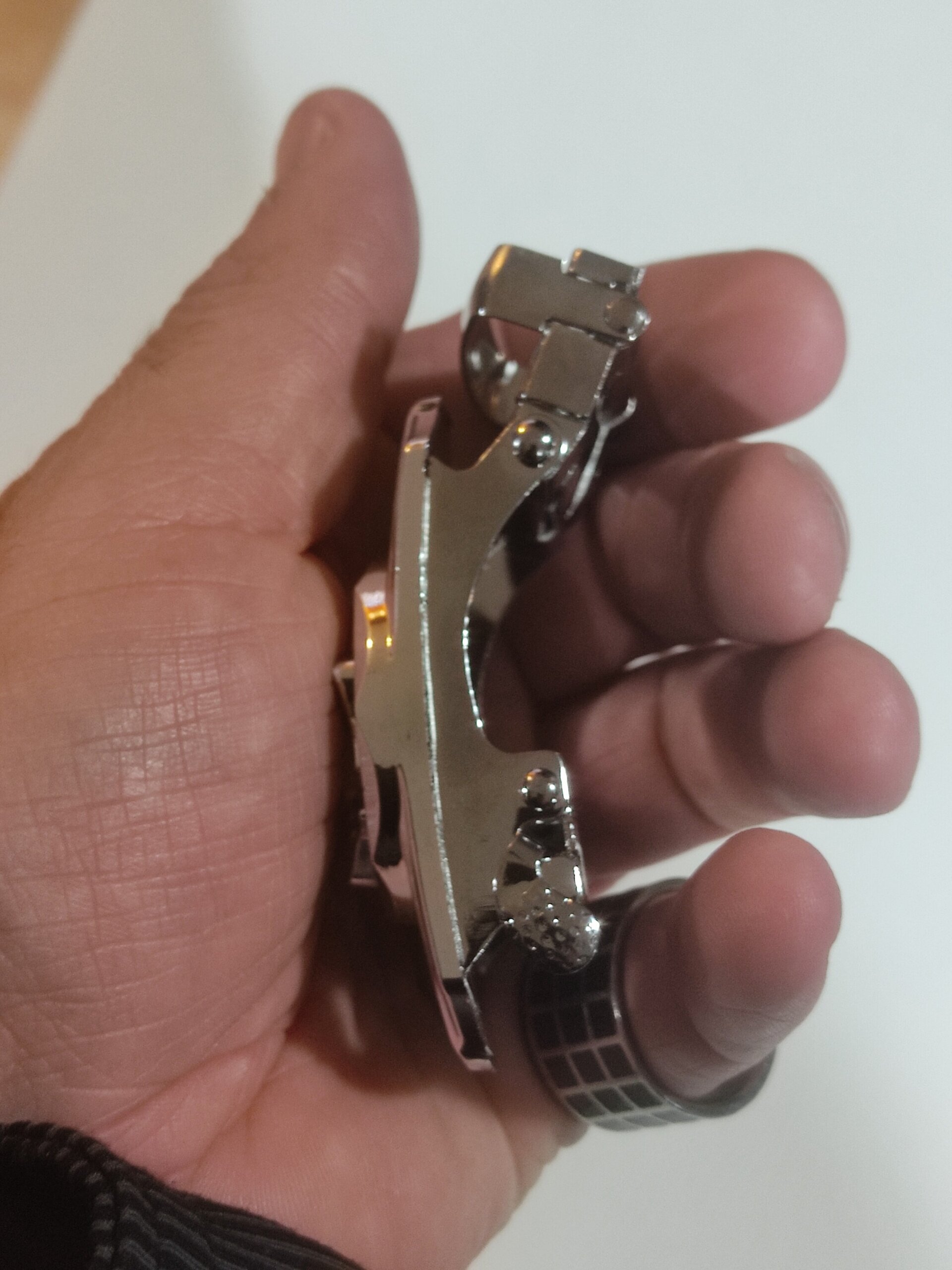 Hebilla de cinturón 2 plateada - 2