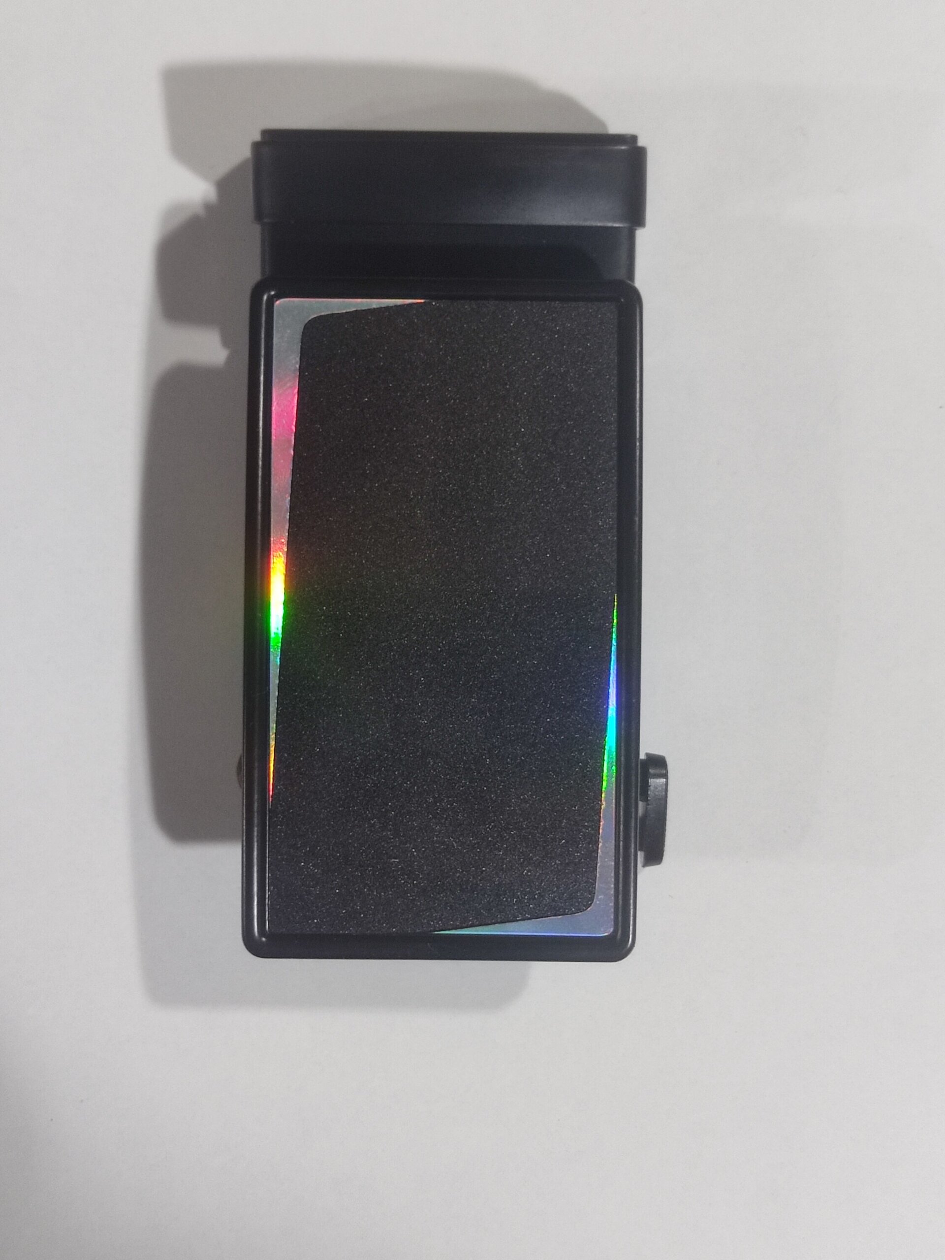 Hebilla de cinturón 07 negro plata esquina - 4