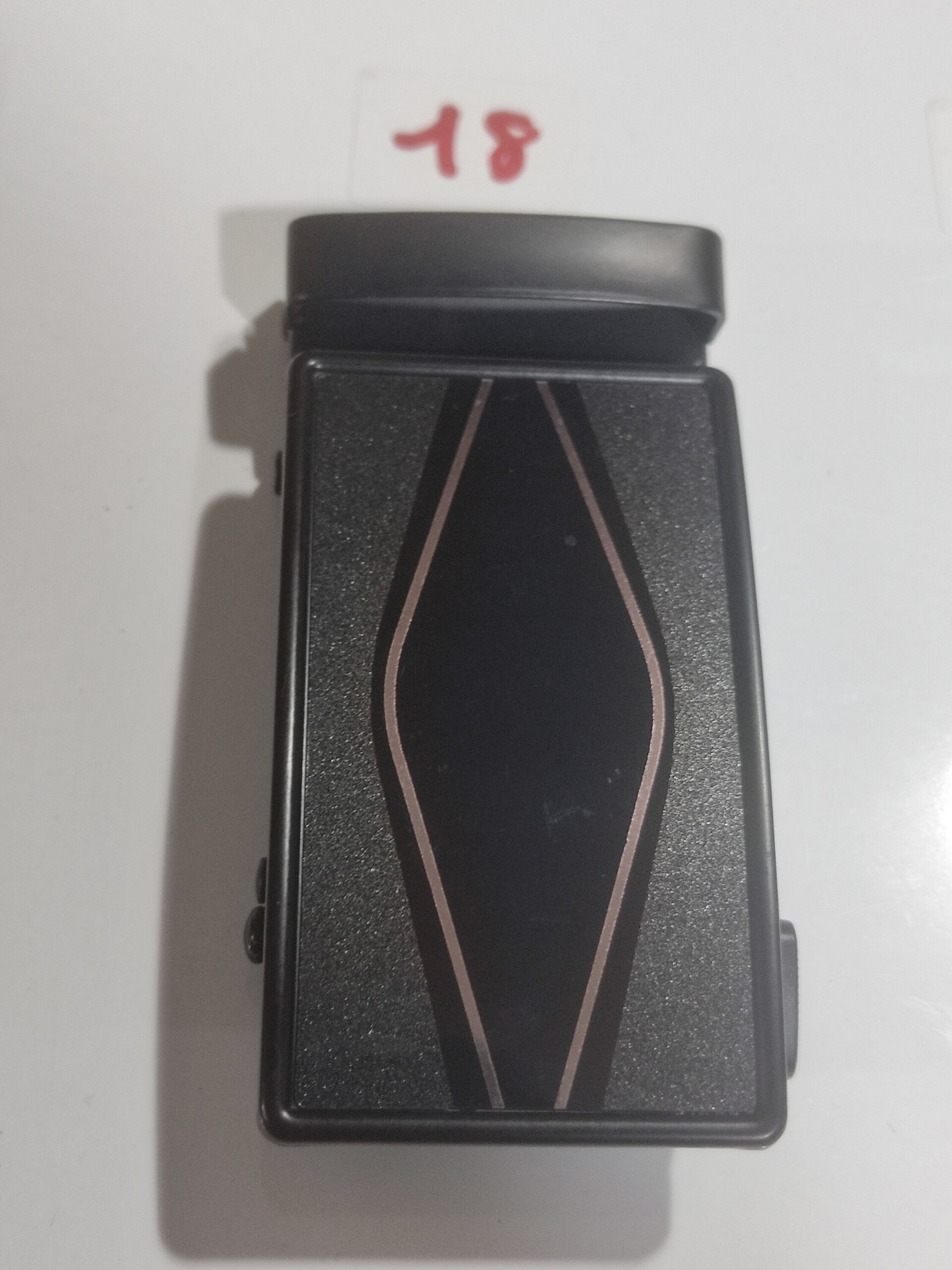 Hebilla de cinturón 018 negro ojo rombo - 3