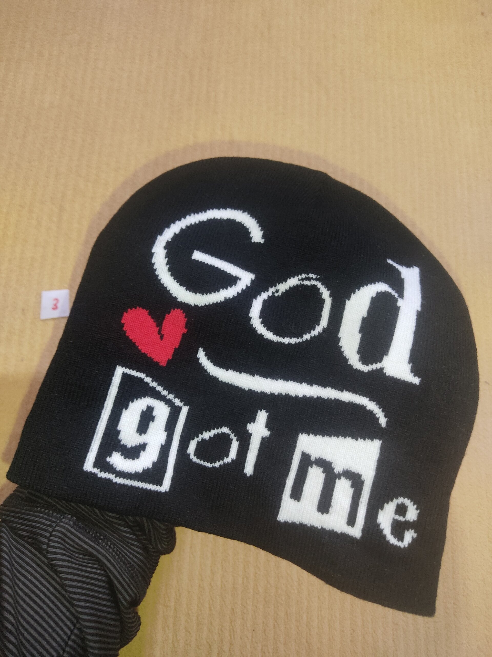 Gorro 3 GOD GOT ME negro - 2