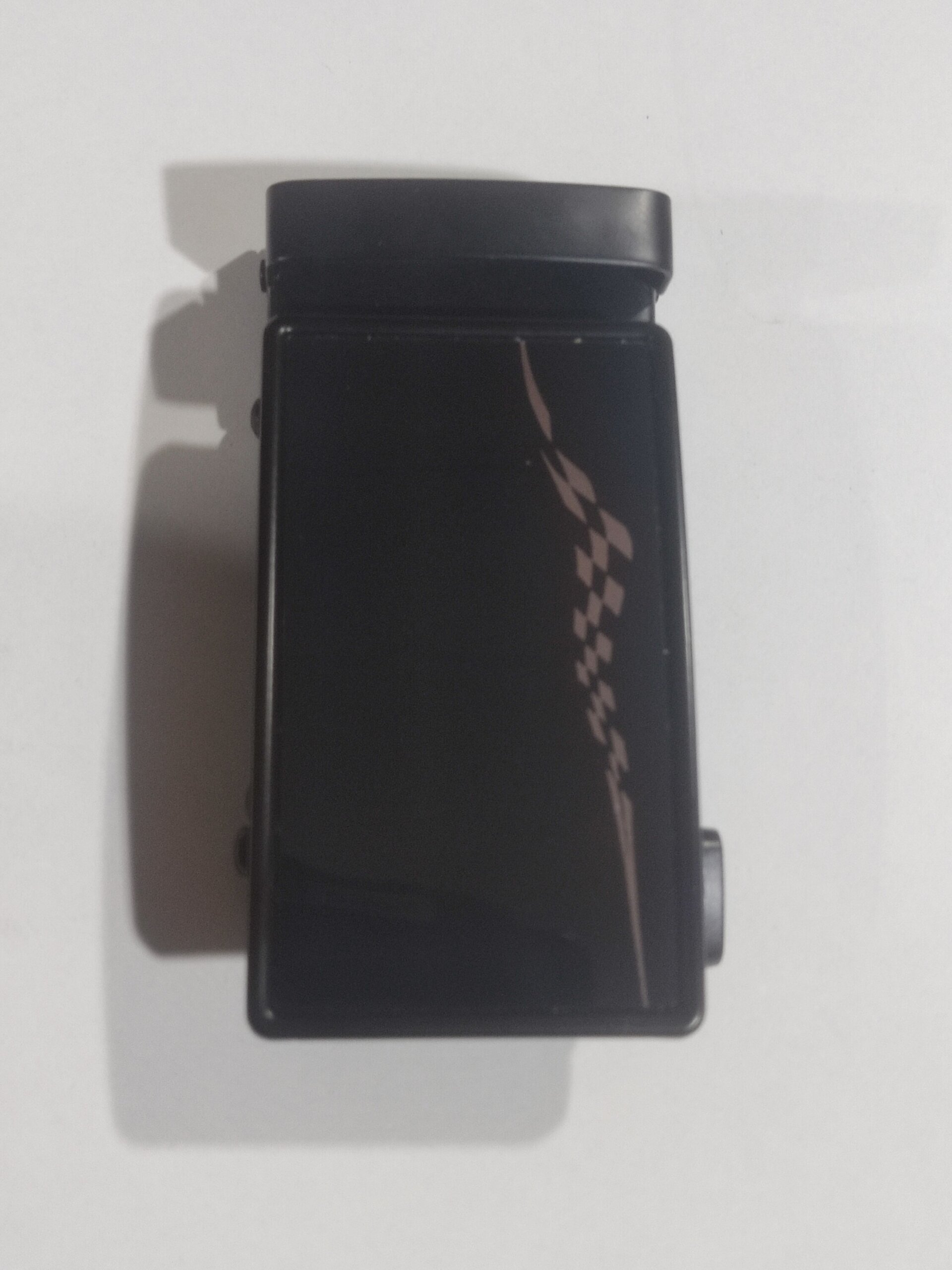 Hebilla de cinturón 011 negro pluma - 4