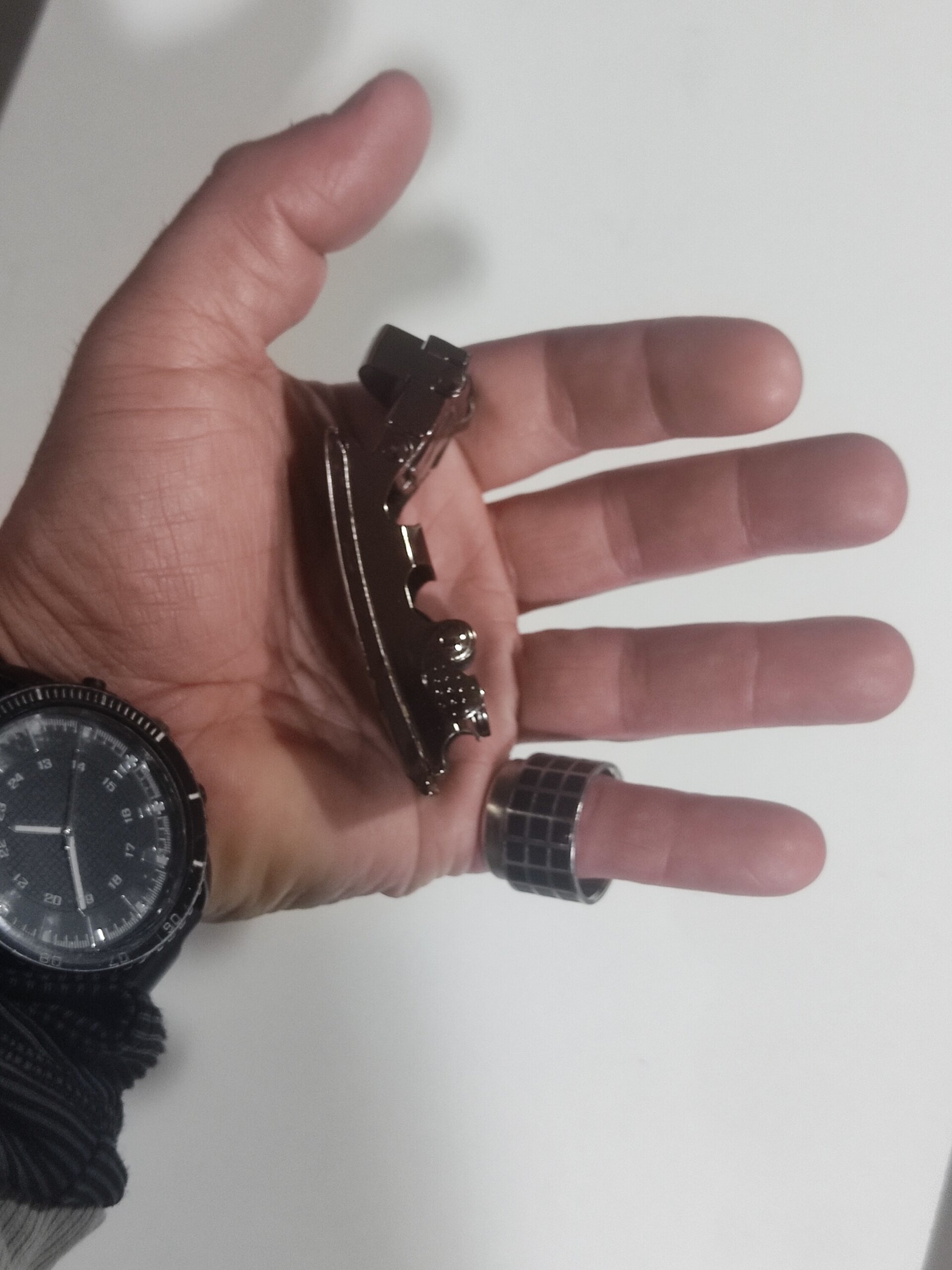 Hebilla de cinturón 32 plateada - 2