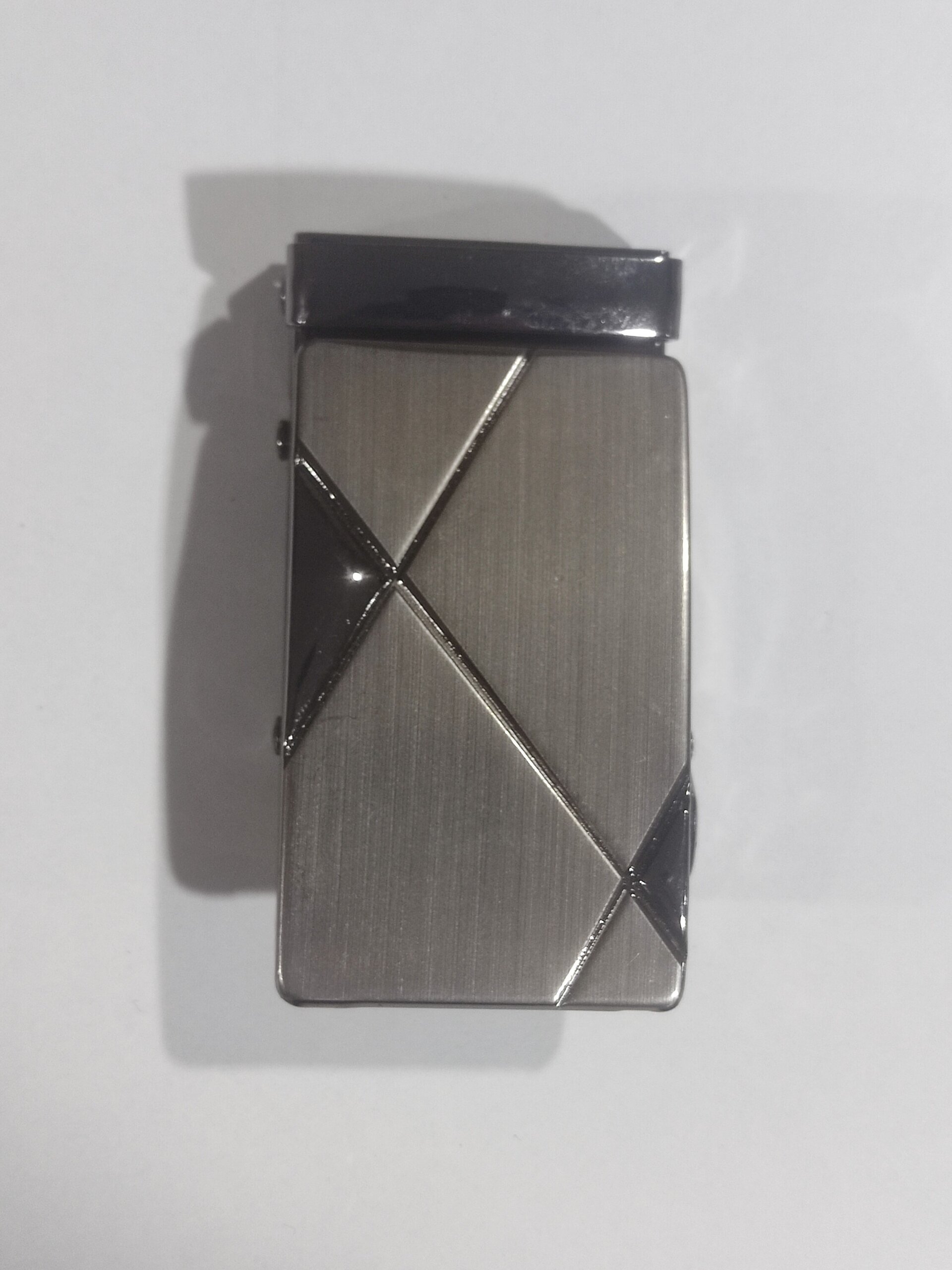 Hebilla de cinturón 25 plata romboide - 4