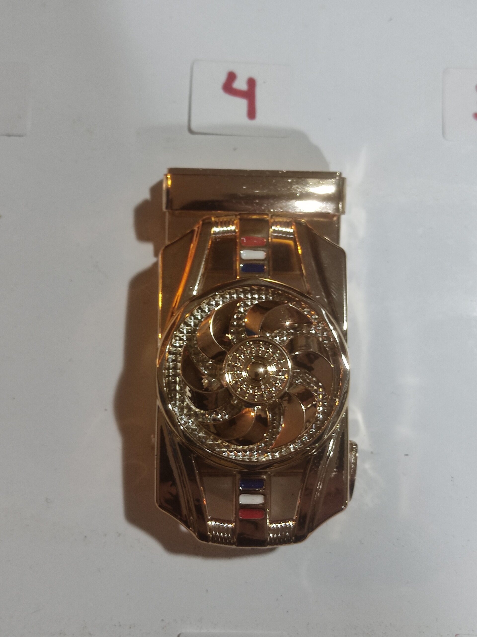 Hebilla de cinturón 4 dorada - 3