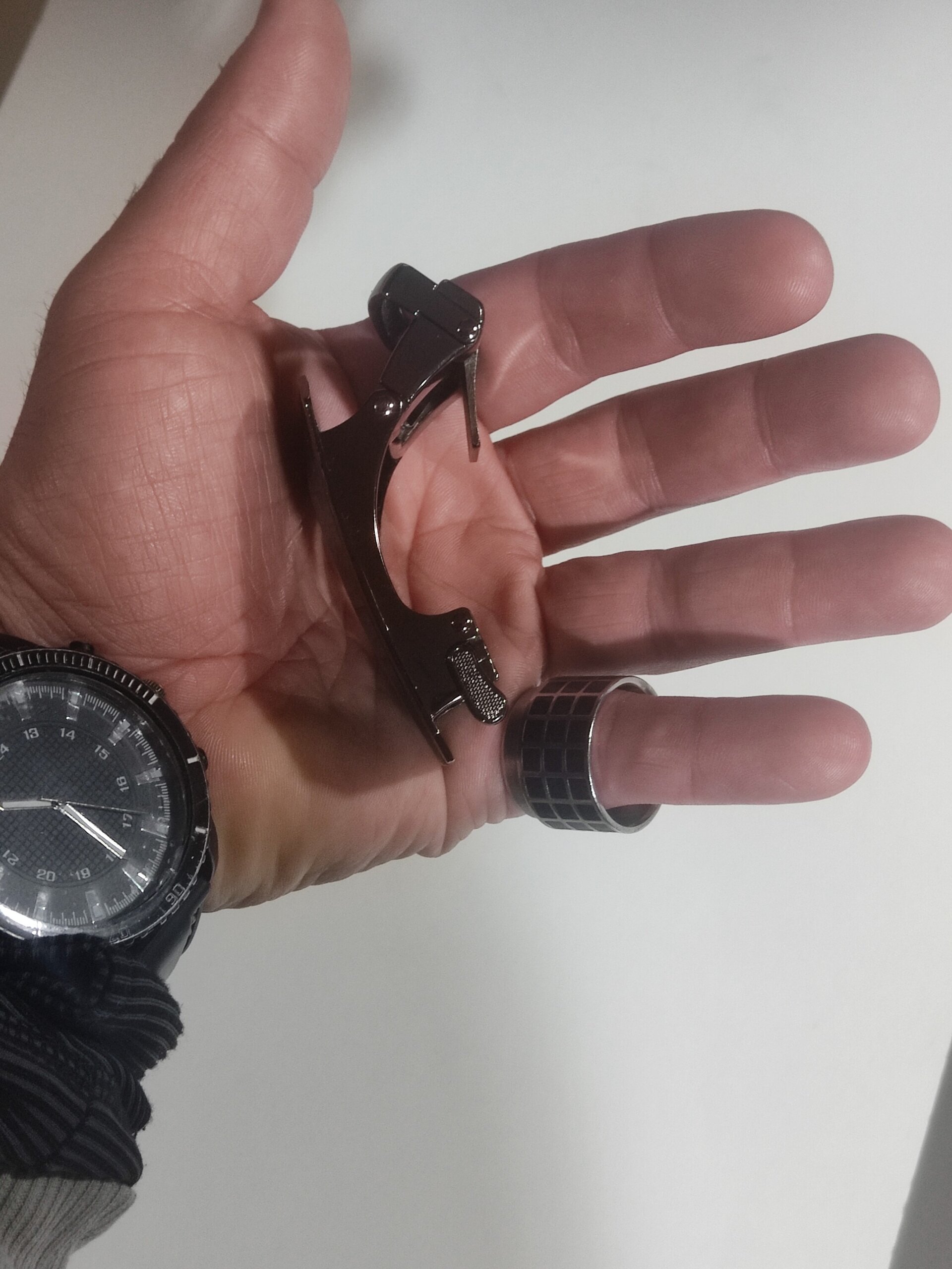 Hebilla de cinturón 29 negra rombo - 2