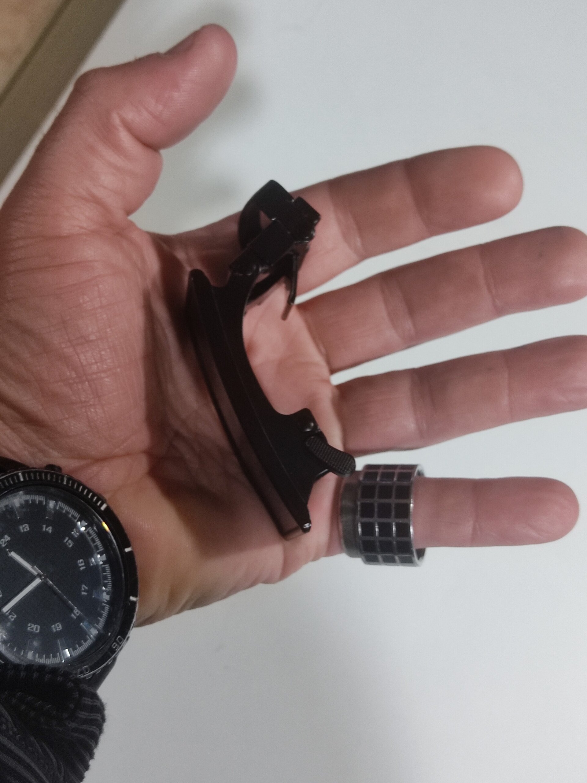 Hebilla de cinturón 020 negro edificio - 2