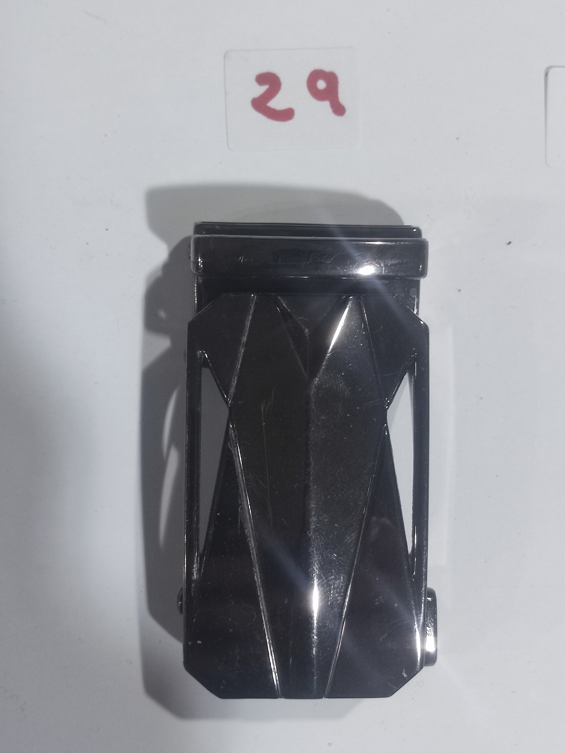 Hebilla de cinturón 29 negra rombo - 3