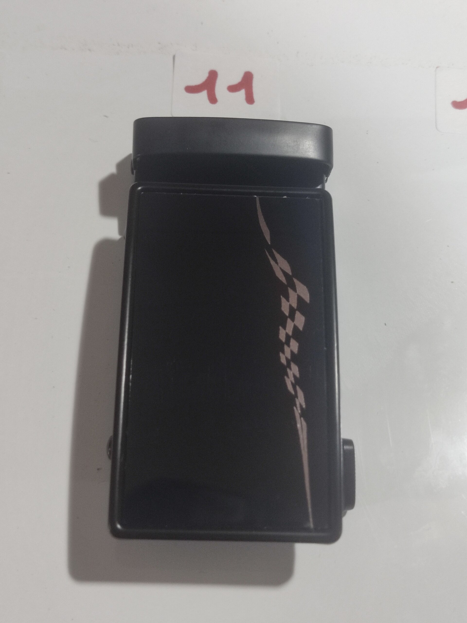 Hebilla de cinturón 011 negro pluma - 3