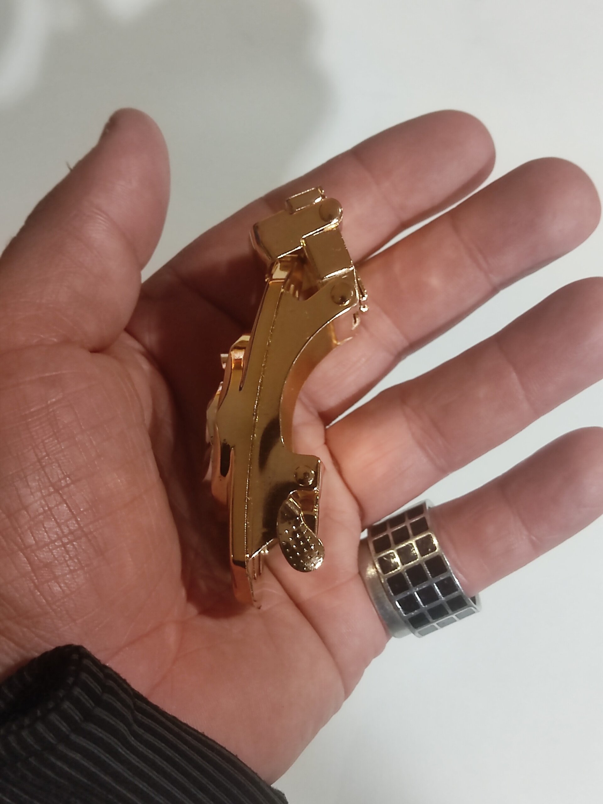 Hebilla de cinturón 4 dorada - 2