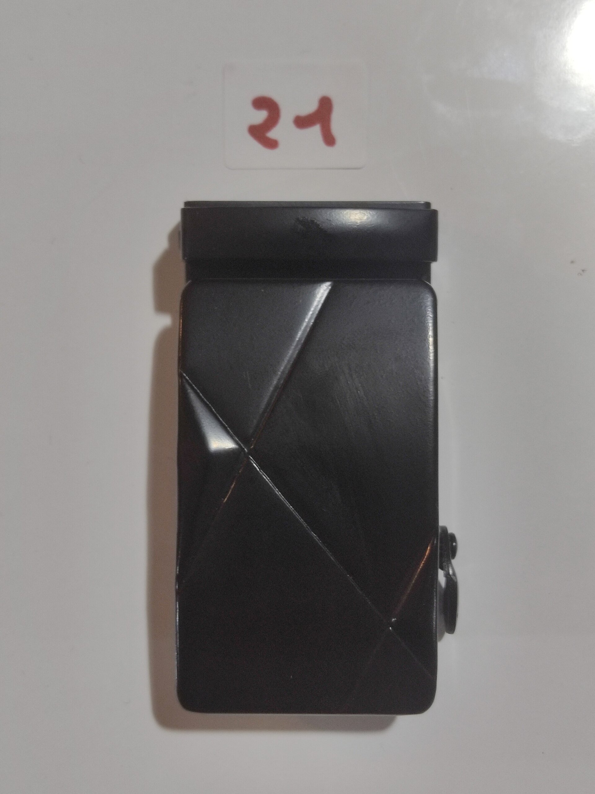 Hebilla de cinturón 21: negro romboide - 3