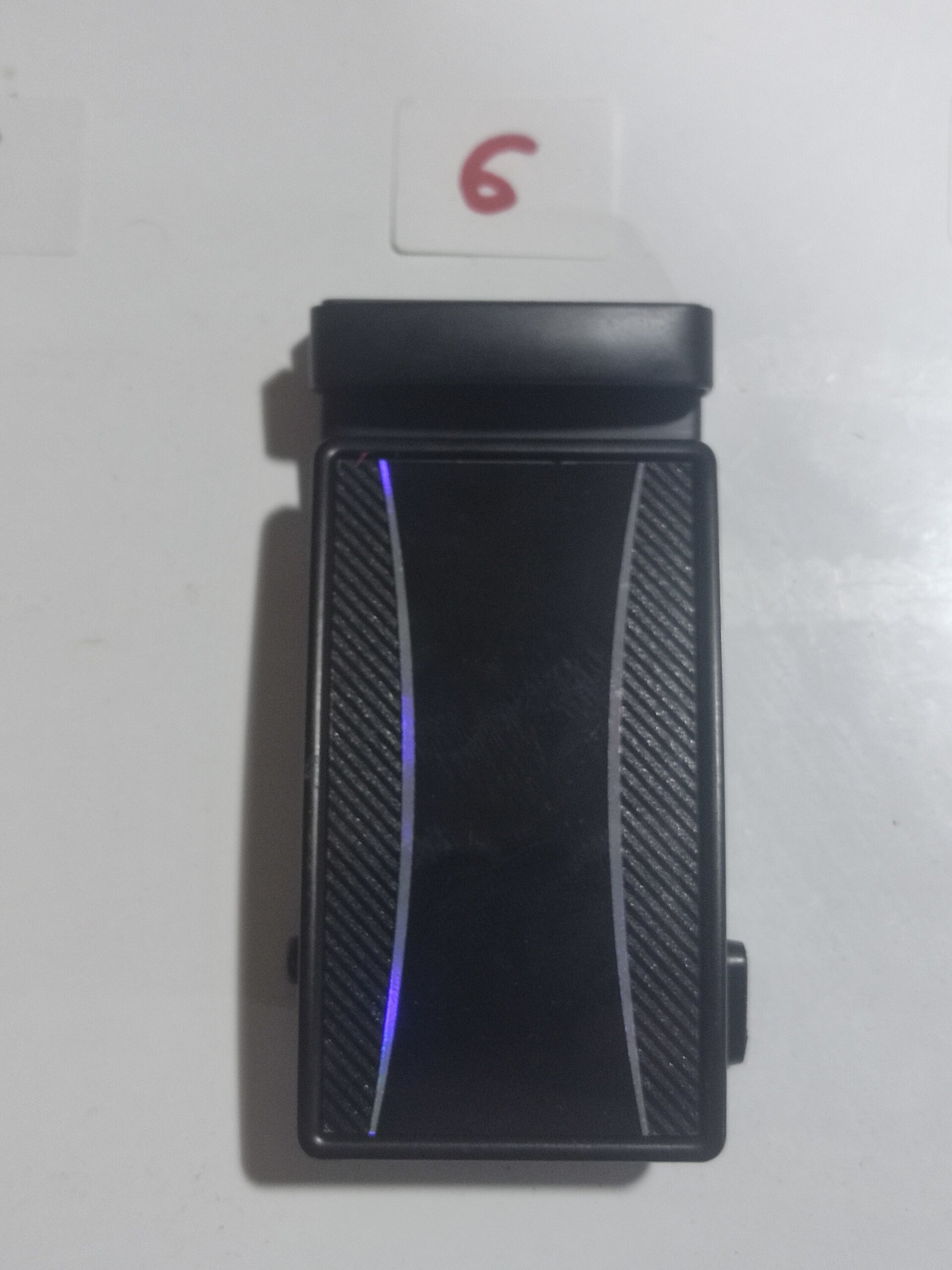 Hebilla de cinturón 06 negra panorámica - 3