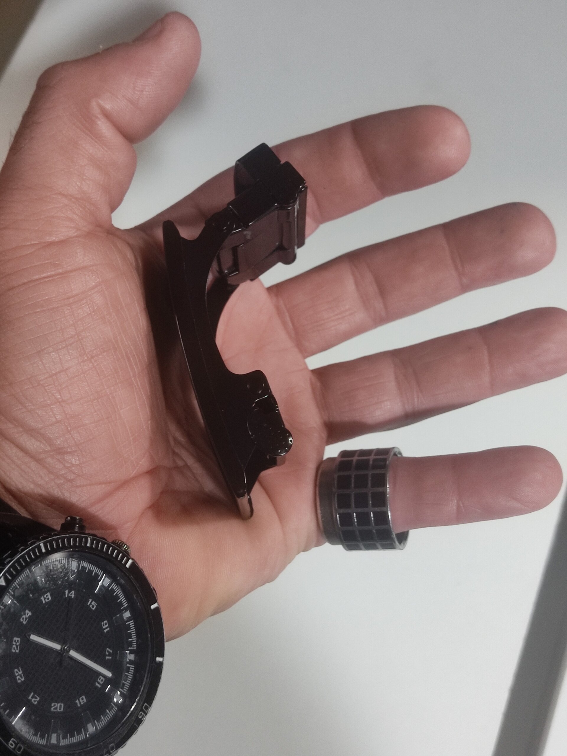 Hebilla de cinturón 010 negro estrecho - 2