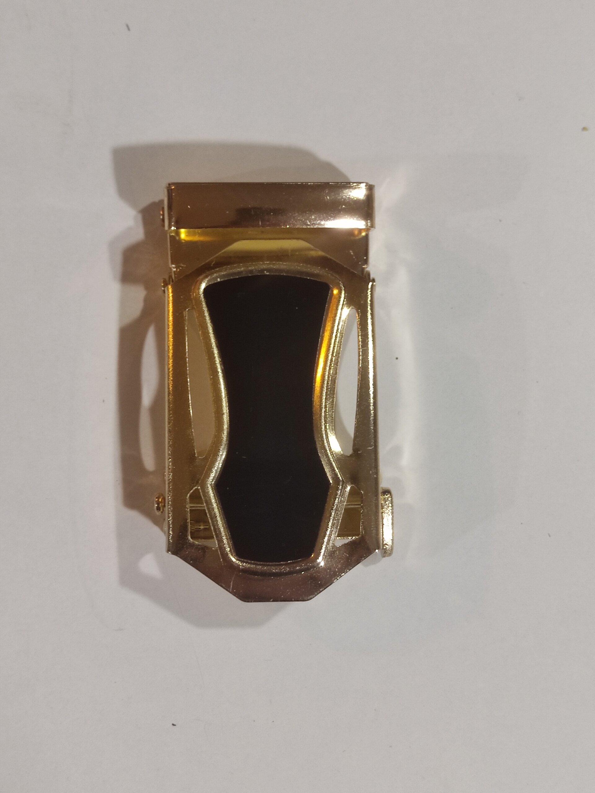 Hebilla de cinturón 6 dorada con negro - 4