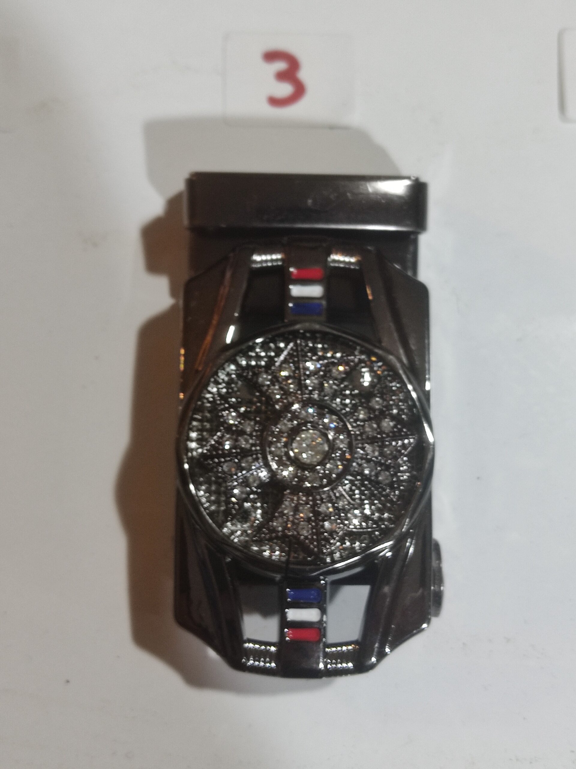 Hebilla de cinturón 3 cromada - 3