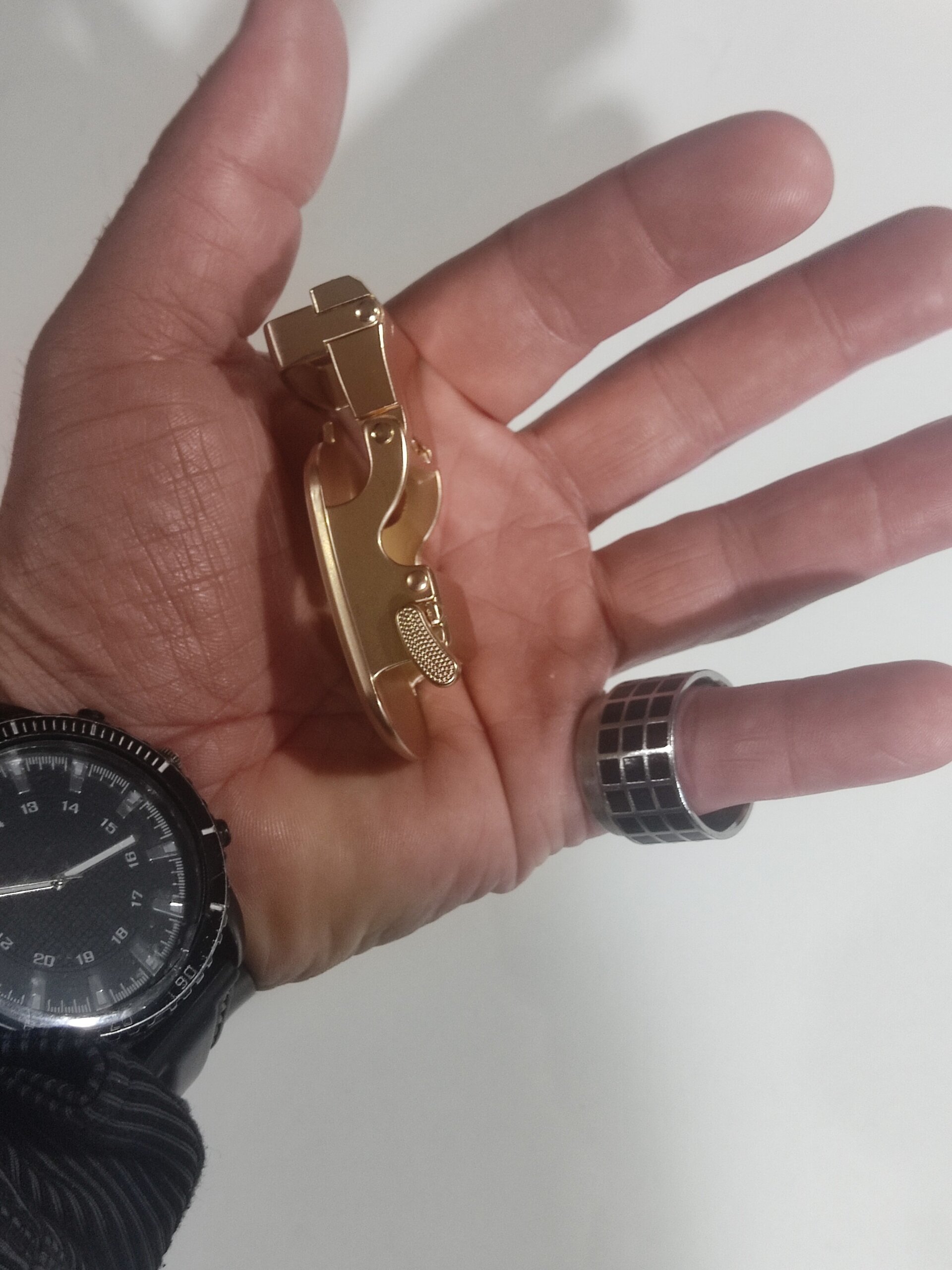 Hebilla de cinturón 23 G dorada - 2