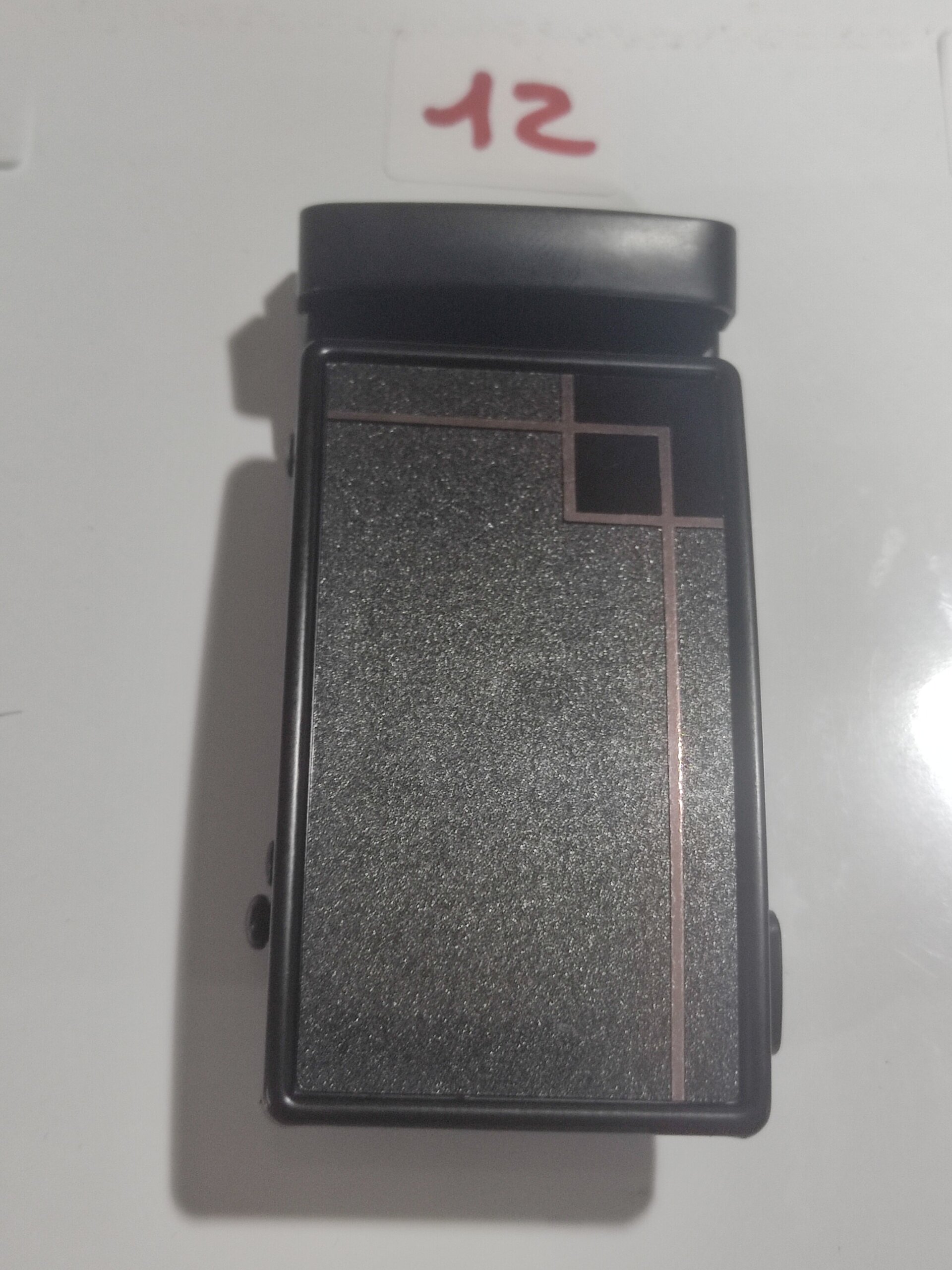 Hebilla de cinturón 012 negro cuadrados - 3