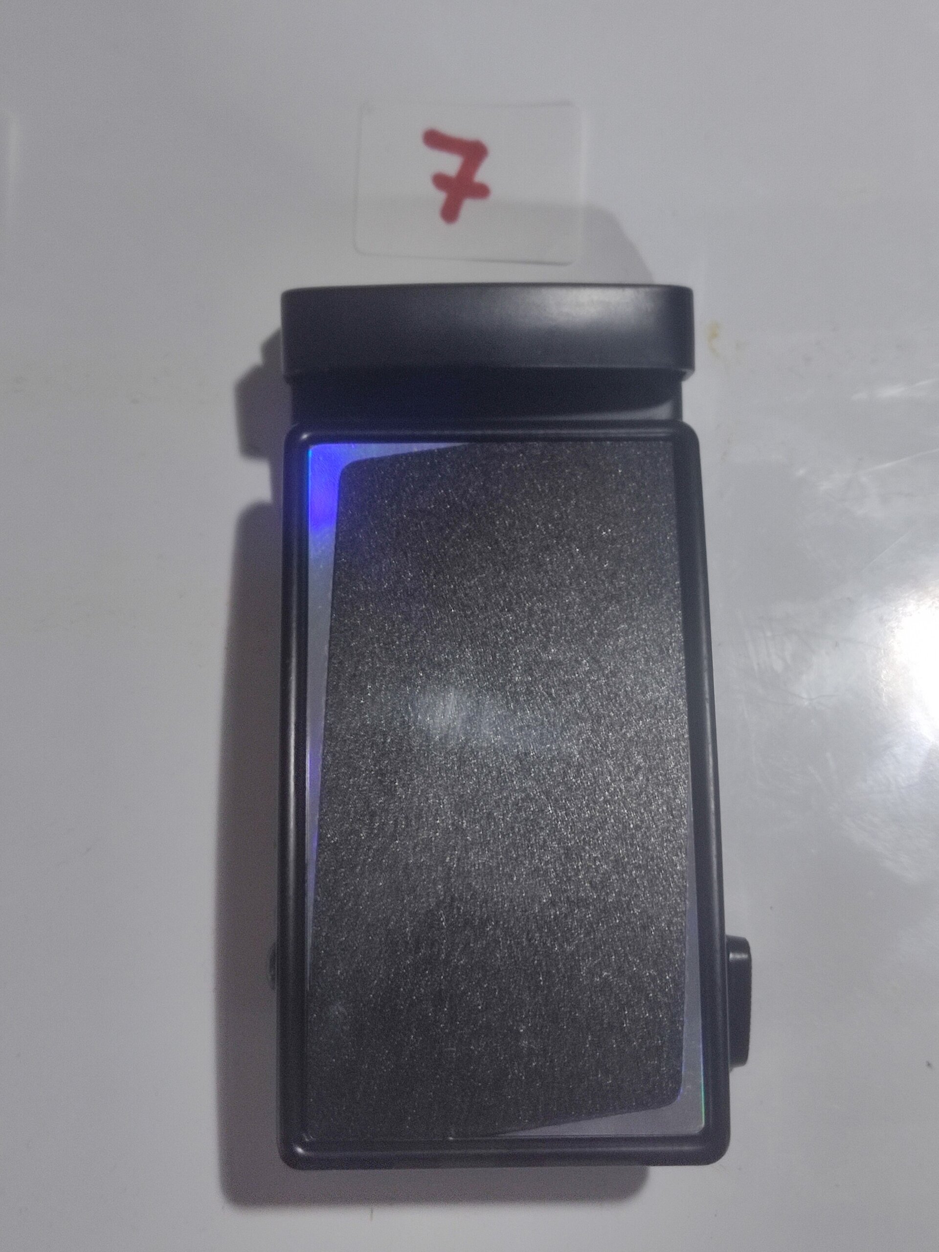 Hebilla de cinturón 07 negro plata esquina - 3