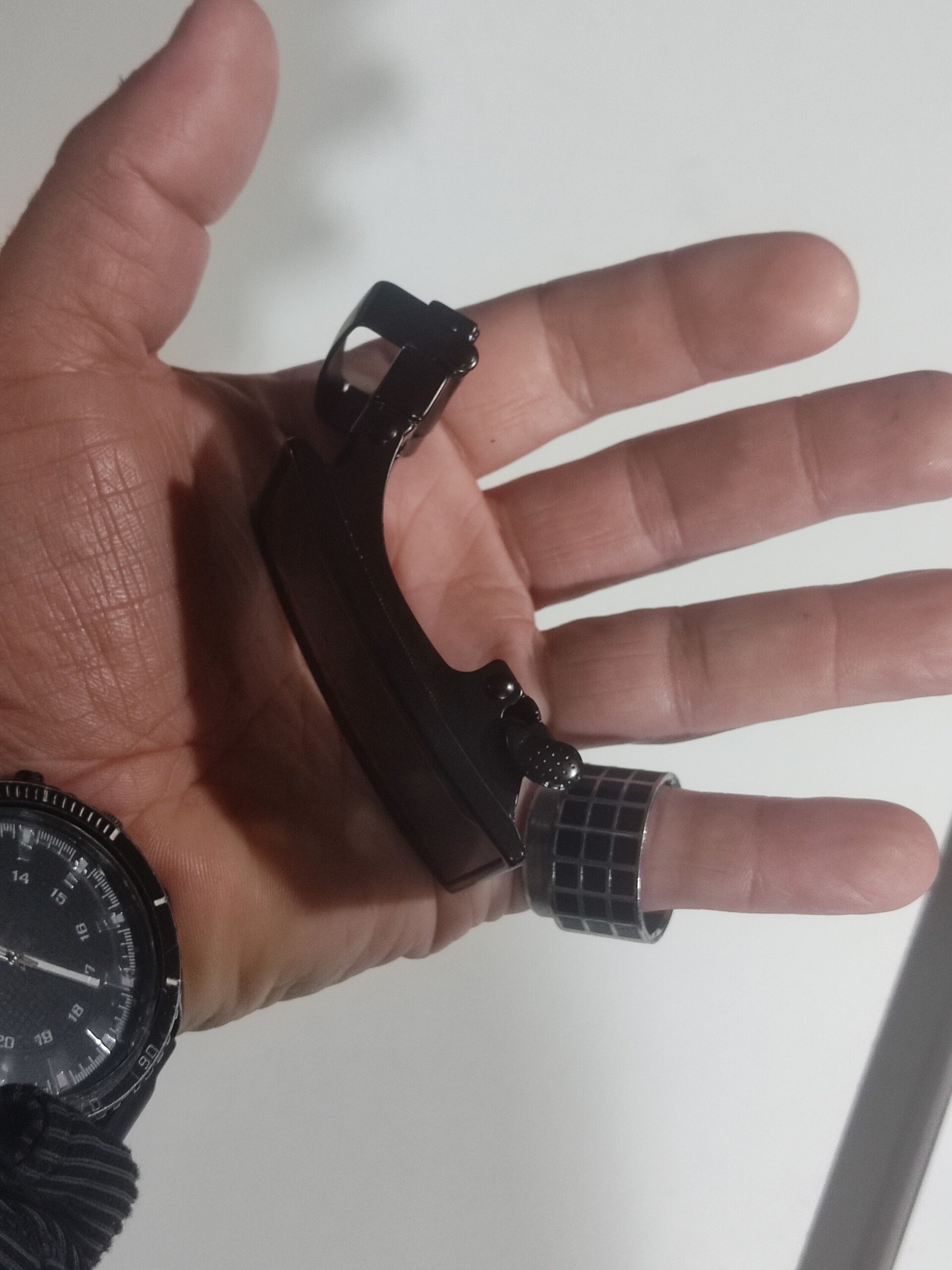 Hebilla de cinturón 09 negro gran panorámico - 2