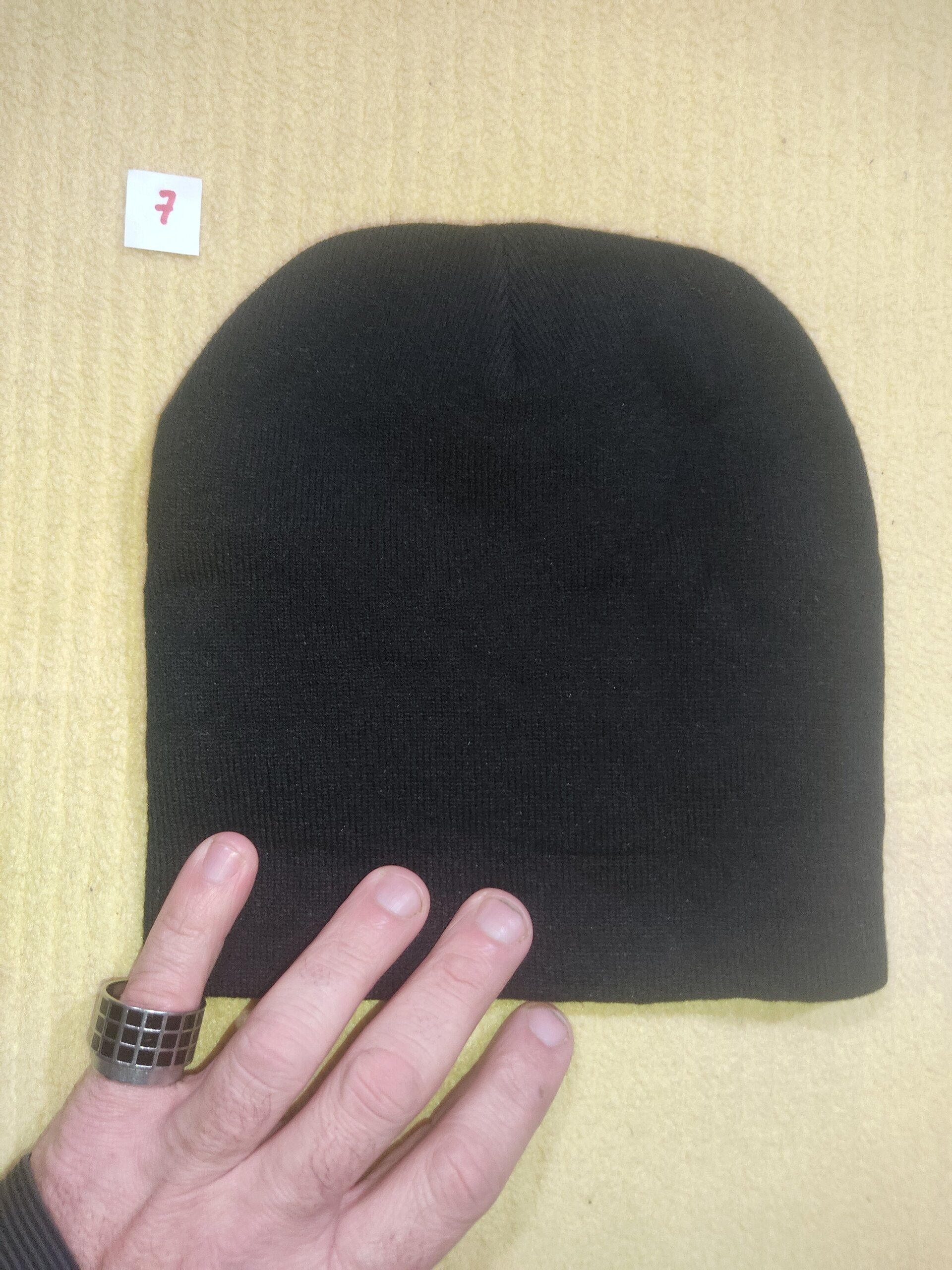 Gorro 7 FAITH negro con blanco - 3