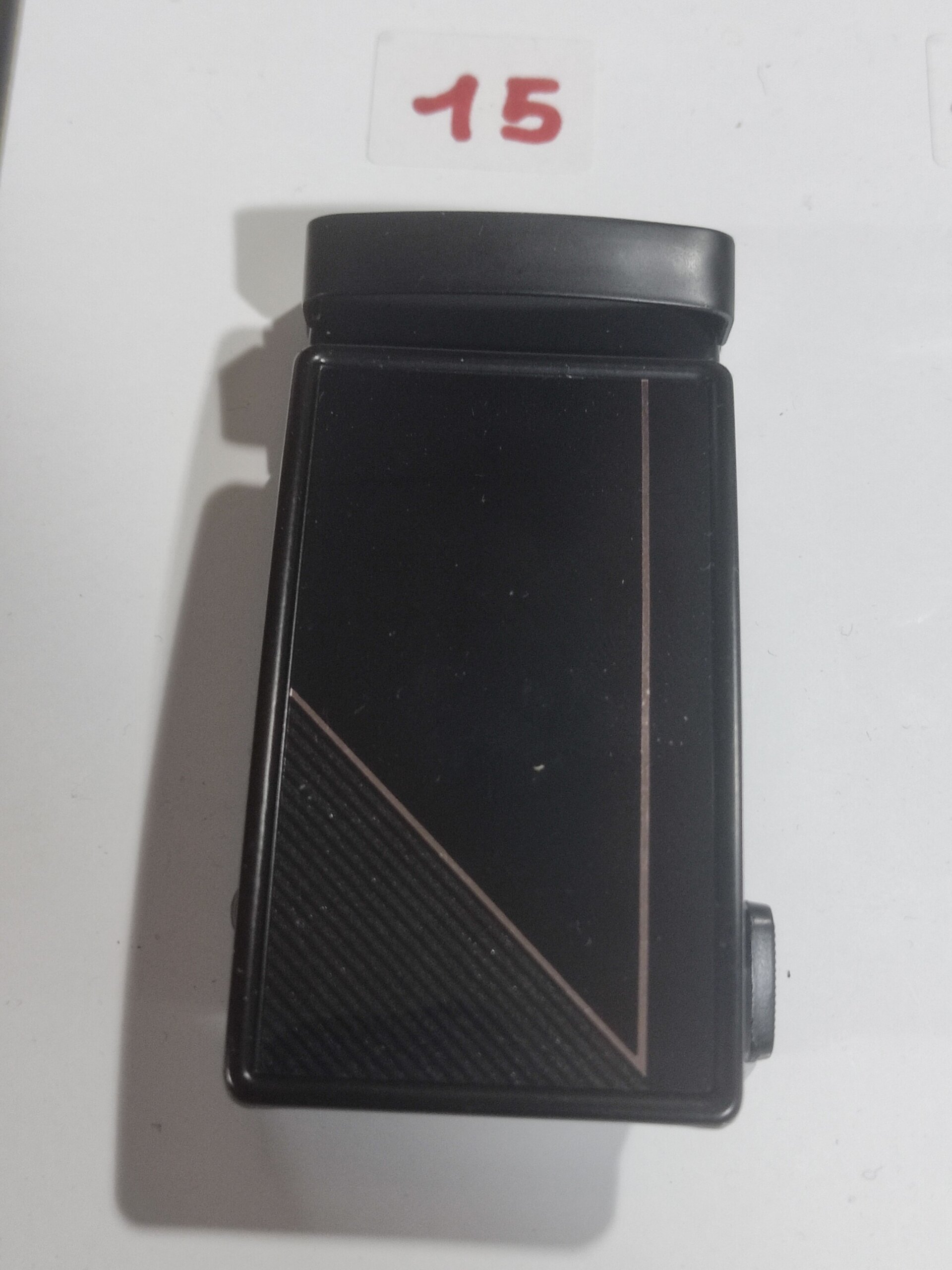 Hebilla de cinturón 015 negra V - 3