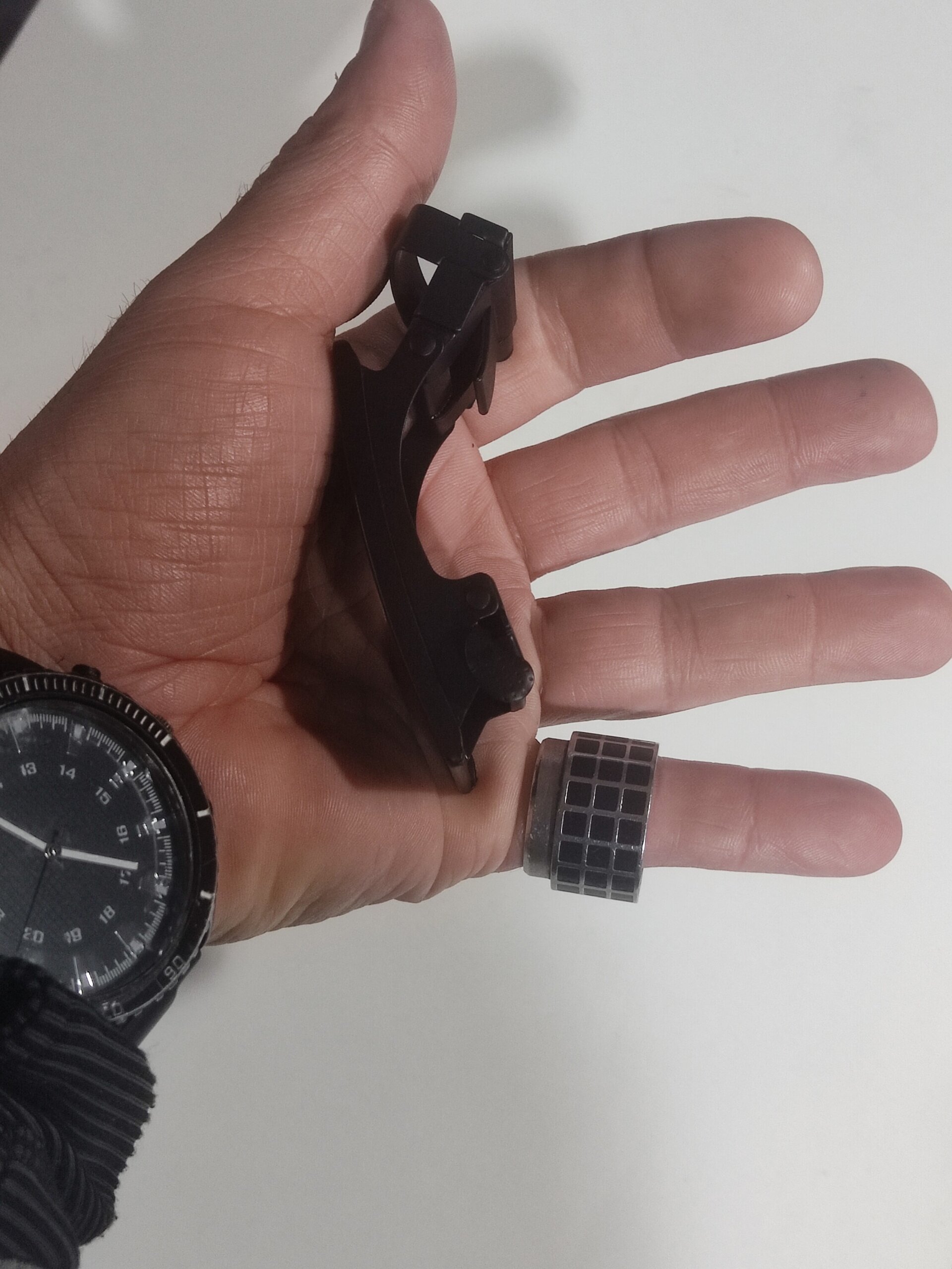 Hebilla de cinturón 08 negro pincho - 2