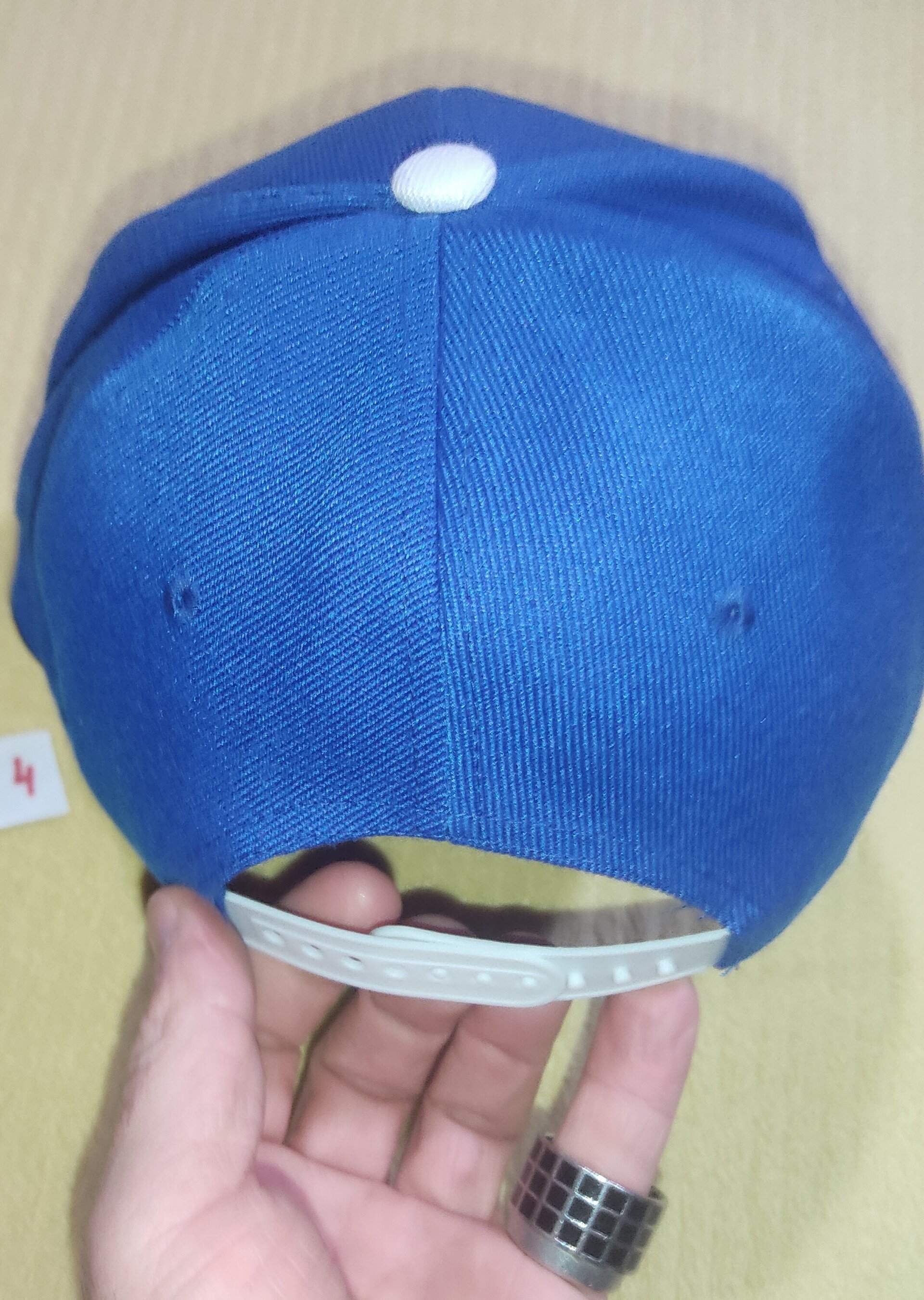 Gorra 1 azul letra A - 2