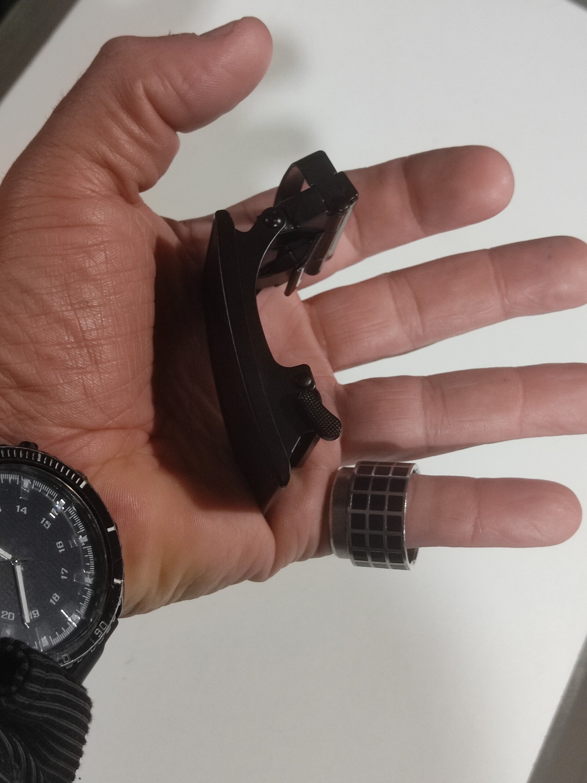 Hebilla de cinturón 014 negro caminos - 2