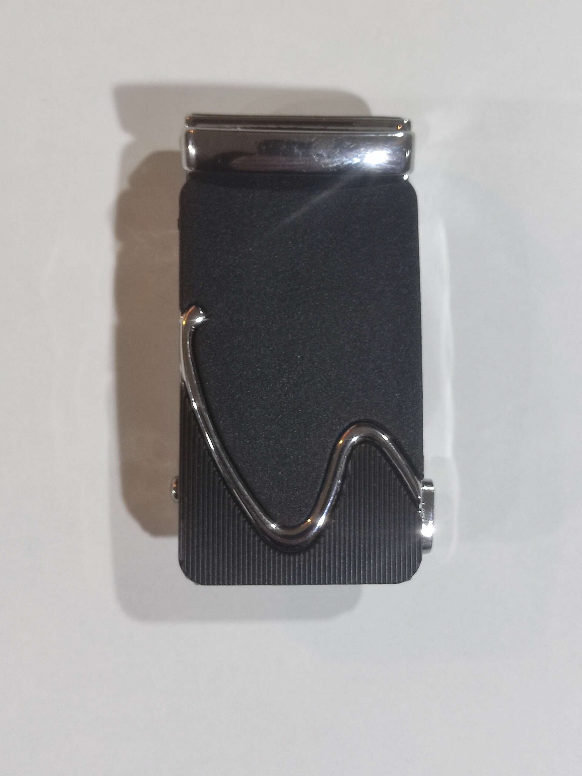 Hebilla de cinturón 17 negra S plateada - 4