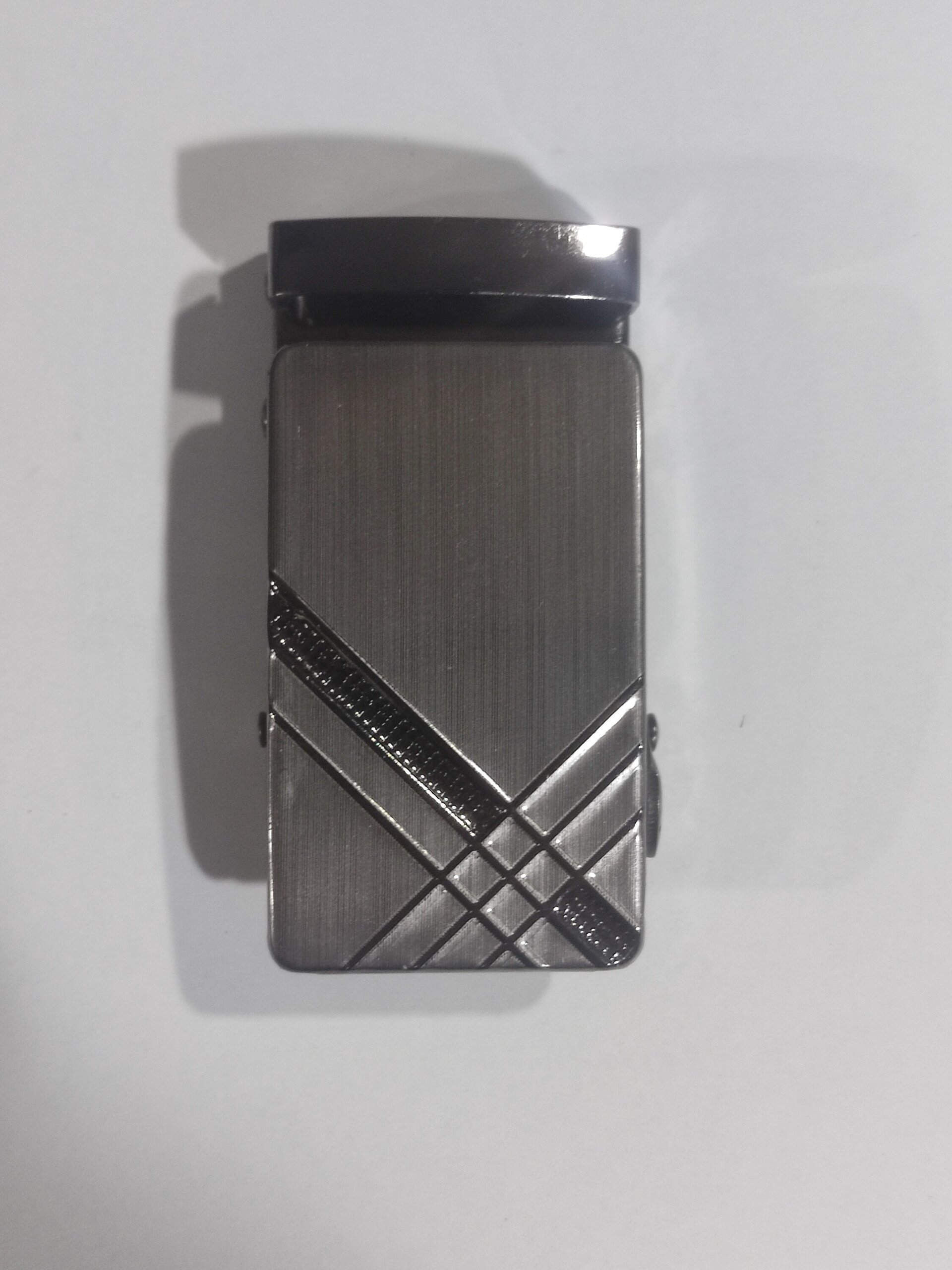 Hebilla de cinturón 32 plateada - 4