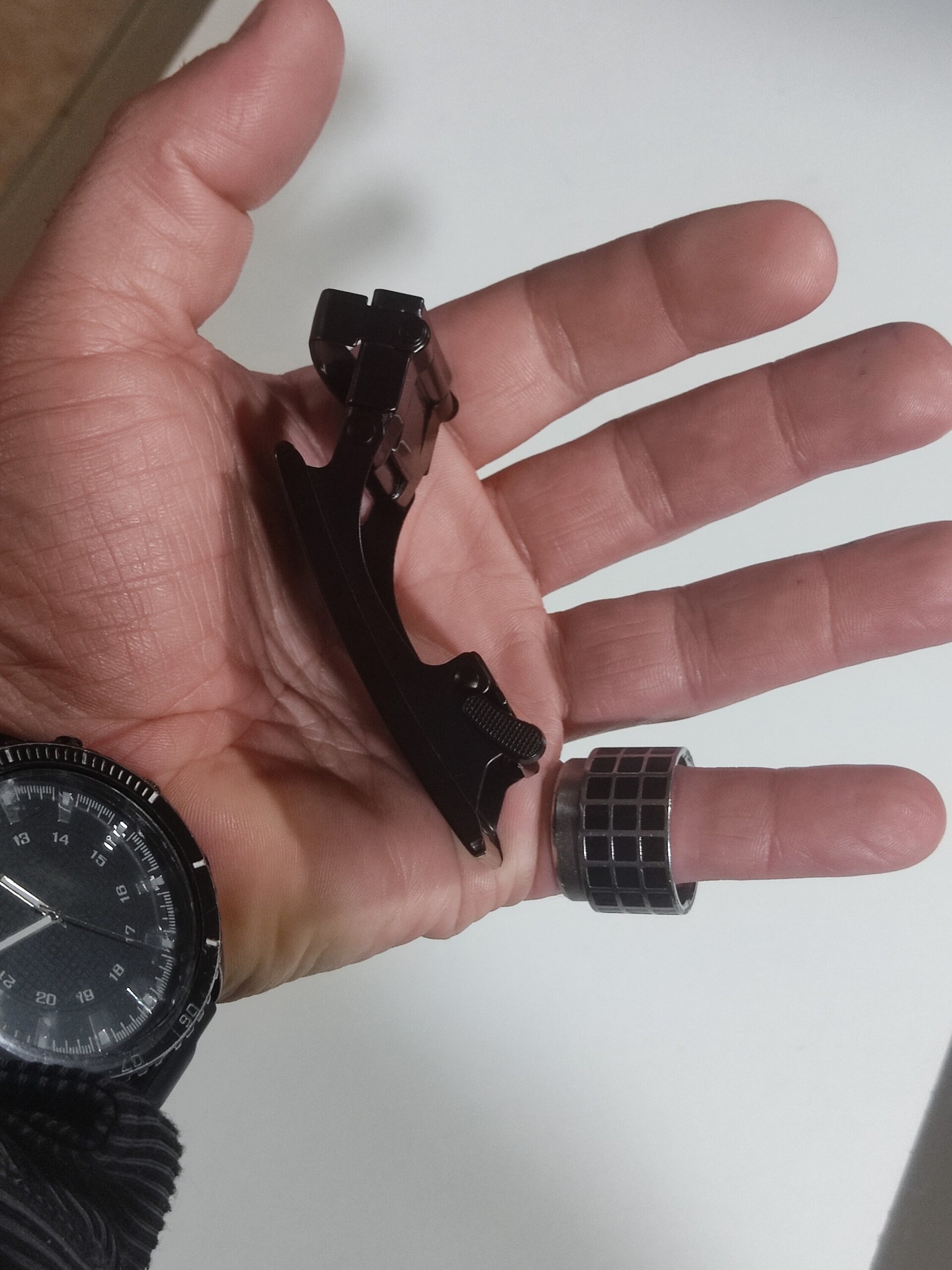 Hebilla de cinturón 021 negra trébol - 2