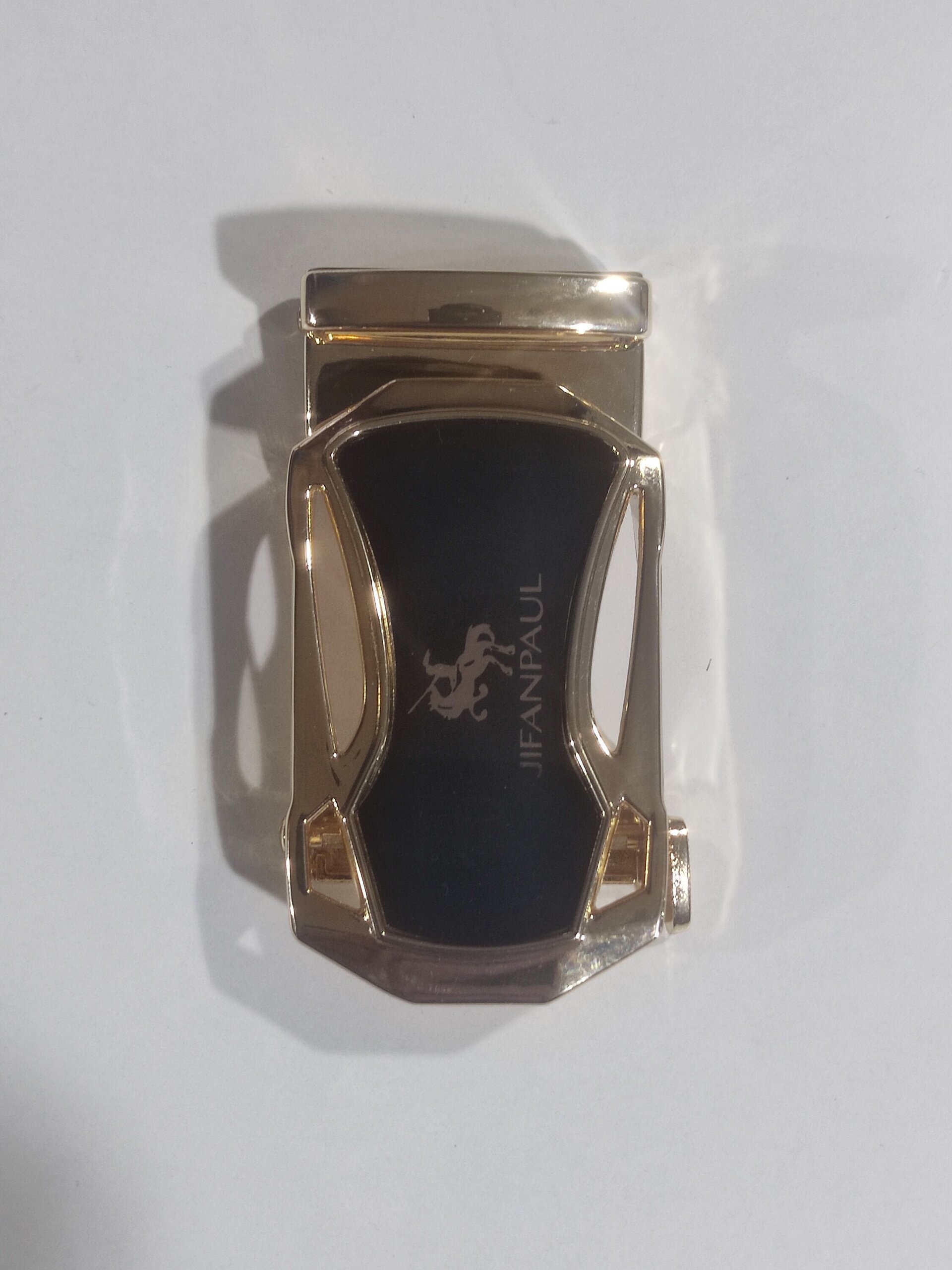 Hebilla de cinturón 33 negra dorada - 4