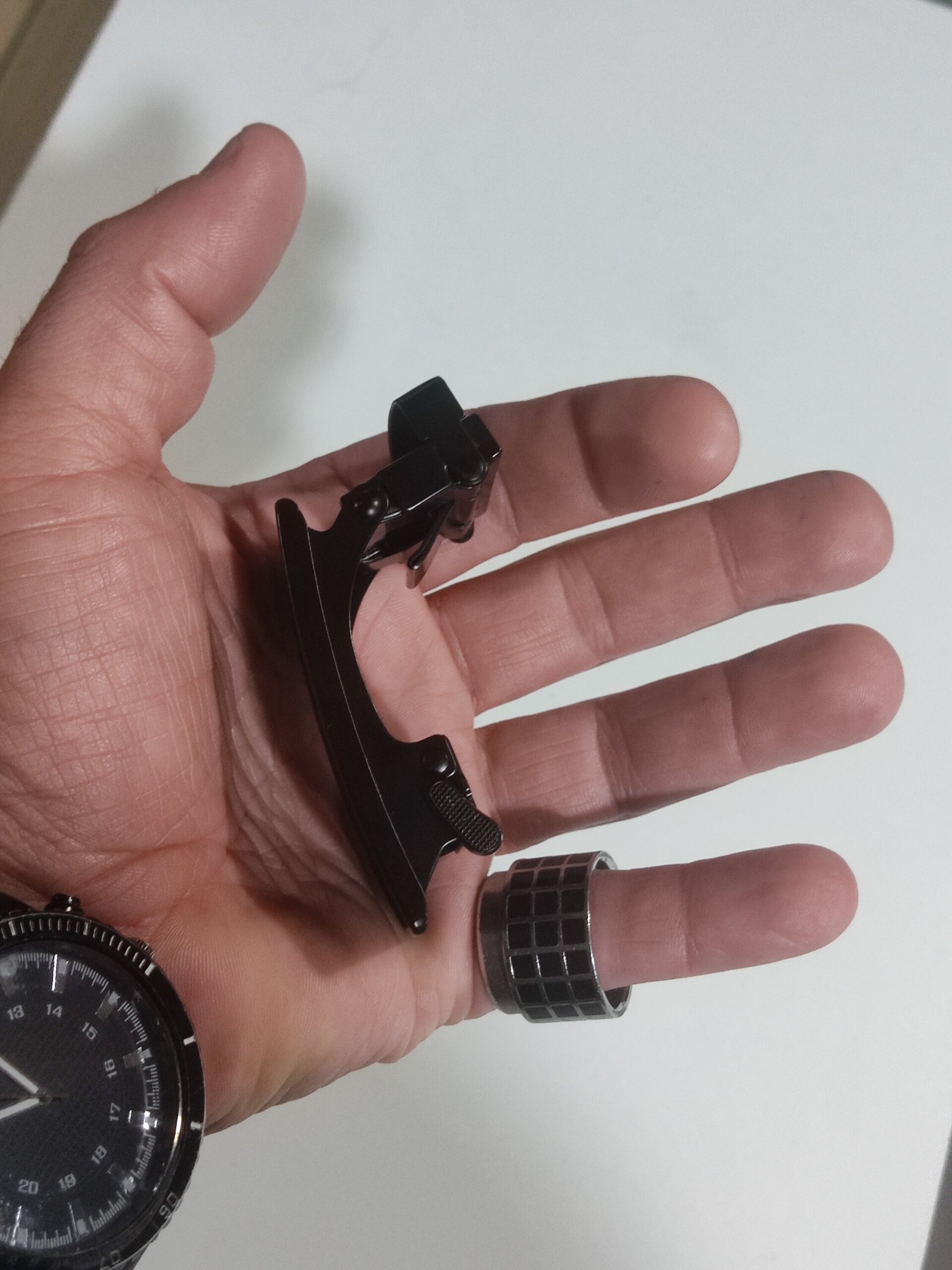 Hebilla de cinturón 022 negro panoramic - 2